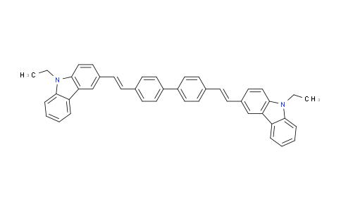 4,4'-Bis(2-(9-ethyl-9H-carbazol-3-yl)vinyl)biphenyl