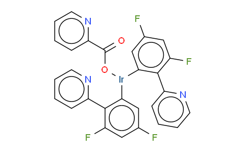 双(4,6-二氟苯基吡啶-N,C2)吡啶甲酰合铱