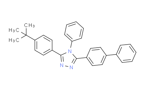 3-(4-Biphenylyl)-4-phenyl-5-(4-t-butylphenyl)-1,2,4-triazole
