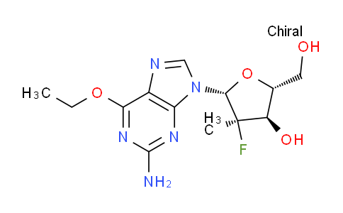 (2'R)-2'-Deoxy-6-O-ethyl-2'-fluoro-2'-methylguanosine
