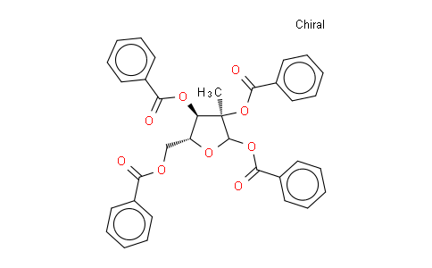 2-C-甲基-D-呋喃核糖 1,2,3,5-四苯甲酸酯