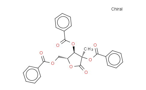 2,3,5-三苯甲酰氧基-2-C-甲基-D-核糖酸-1,4-内酯