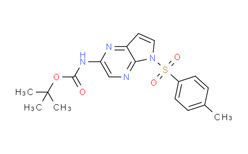 2-(Boc-amino)-5-tosyl-5H-pyrrolo[2,3-b]pyrazine