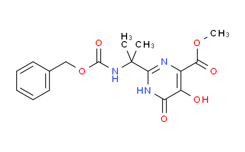 Methyl 2-(2-(Cbz-amino)propan-2-yl)-5-hydroxy-6-oxo-1,6-dihydropyrimidine-4-carboxylate