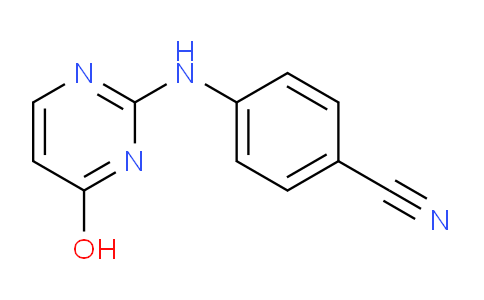 4-[(4-Hydroxy-2-pyrimidinyl)amino]benzonitrile