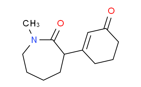 1-Methyl-3-(3-oxocyclohexen-1-yl)azepan-2-one
