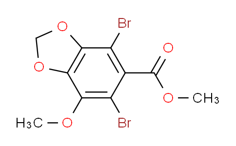 Methyl 4,6-dibromo-7-methoxy-1,3-benzodioxole-5-carboxylate