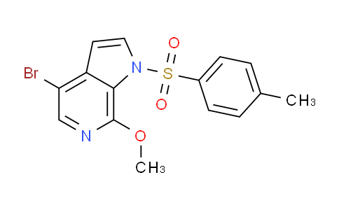 4-Bromo-7-methoxy-1-tosyl-6-azaindole