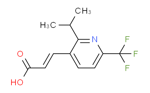 (E)-3-(2-Isopropyl-6-(trifluoromethyl)pyridin-3-yl)acrylic acid