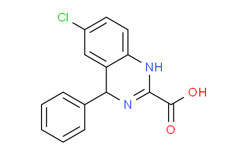6-Chloro-4-phenyl-1,4-dihydroquinazoline-2-carboxylic acid