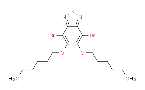 4,7-二溴-5,6-双(己氧基)苯并[c][1,2,5]噻二唑