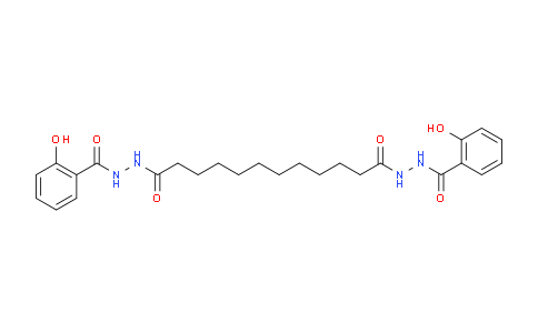 Dodecanedioic acid bis[2-(2-hydroxybenzoyl)hydrazide]