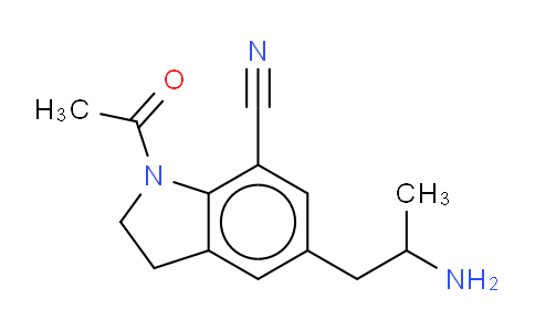 1-乙酰基-5-(2-氨基丙基)-2,3-二氢-7-氰基吲哚