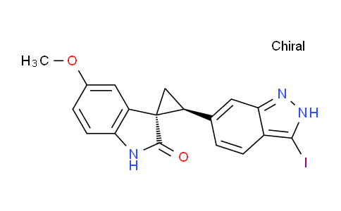 (1R,2S)-2-(3-碘-1H-吲唑-6-基)-5-甲氧基螺[环丙并-1,3-二氢吲哚]-2-酮