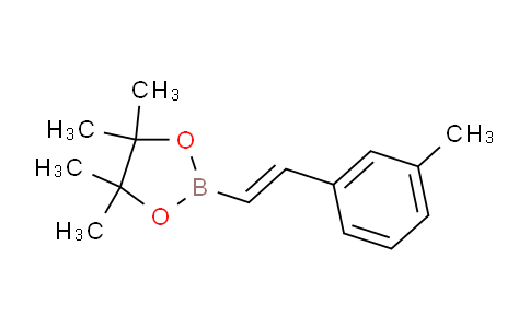 (E)-4,4,5,5-tetramethyl-2-(3-methylstyryl)-1,3,2-dioxaborolane