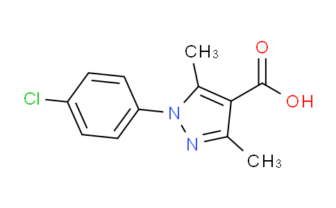 1-(4-氯苯基)-3,5-二甲基-1H-吡唑-4-羧酸