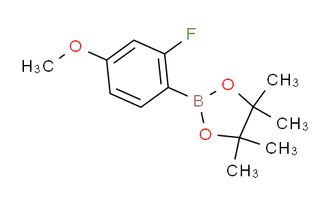 2-(2-fluoro-4-methoxyphenyl)-4,4,5,5-tetramethyl-1,3,2-dioxaborolane