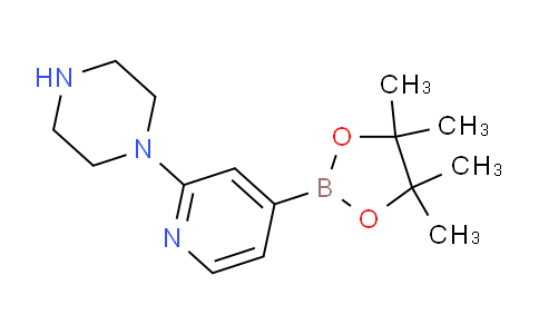 1-(4-(4,4,5,5-tetramethyl-1,3,2-dioxaborolan-2-yl)pyridin-2-yl)piperazine