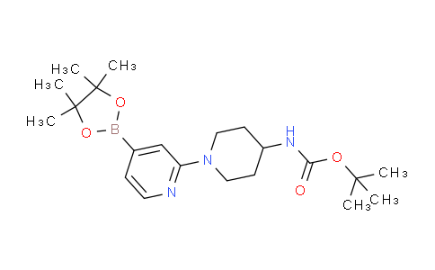 tert-butyl (1-(4-(4,4,5,5-tetramethyl-1,3,2-dioxaborolan-2-yl)pyridin-2-yl)piperidin-4-yl)carbamate