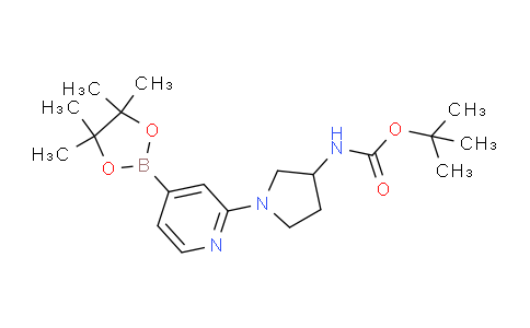 tert-butyl (1-(4-(4,4,5,5-tetramethyl-1,3,2-dioxaborolan-2-yl)pyridin-2-yl)pyrrolidin-3-yl)carbamate