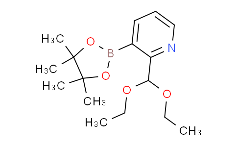 2-(diethoxymethyl)-3-(4,4,5,5-tetramethyl-1,3,2-dioxaborolan-2-yl)pyridine