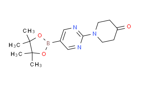 1-(5-(4,4,5,5-tetramethyl-1,3,2-dioxaborolan-2-yl)pyrimidin-2-yl)piperidin-4-one