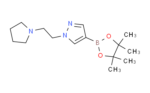 1-(2-(pyrrolidin-1-yl)ethyl)-4-(4,4,5,5-tetramethyl-1,3,2-dioxaborolan-2-yl)-1H-pyrazole