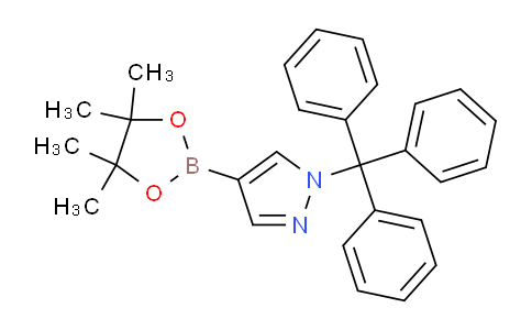 4-(4,4,5,5-四甲基-1,3,2-二氧杂硼烷-2-基)-1-三苯甲游基-1H-吡唑