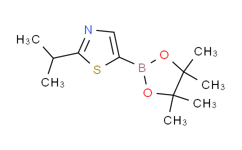 2-isopropyl-5-(4,4,5,5-tetramethyl-1,3,2-dioxaborolan-2-yl)thiazole