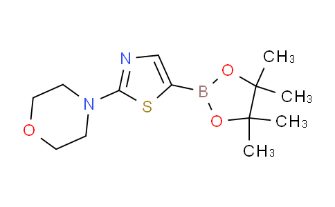 4-(5-(4,4,5,5-四甲基-1,3,2-二氧杂硼烷-2-基)噻唑-2-基)吗啉