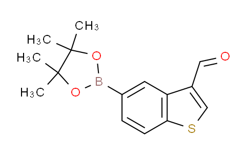 5-(4,4,5,5-tetramethyl-1,3,2-dioxaborolan-2-yl)benzo[b]thiophene-3-carbaldehyde