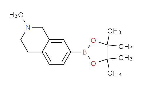 2-methyl-7-(4,4,5,5-tetramethyl-1,3,2-dioxaborolan-2-yl)-1,2,3,4-tetrahydroisoquinoline