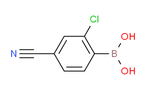 (2-chloro-4-cyanophenyl)boronic acid