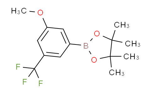 2-(3-methoxy-5-(trifluoromethyl)phenyl)-4,4,5,5-tetramethyl-1,3,2-dioxaborolane