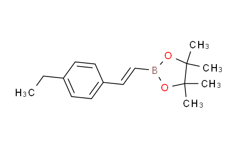 4-乙基-反-BETA-苯乙烯基硼酸频哪醇酯,97%