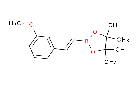 反式-2-(3-甲氧基苯基)乙烯基硼酸频那醇酯