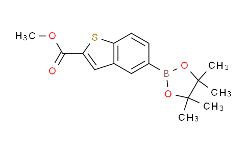 methyl 5-(4,4,5,5-tetramethyl-1,3,2-dioxaborolan-2-yl)benzo[b]thiophene-2-carboxylate