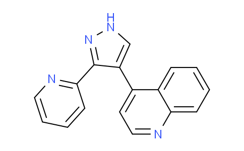 4-(3-(pyridin-2-yl)-1H-pyrazol-4-yl)quinoline