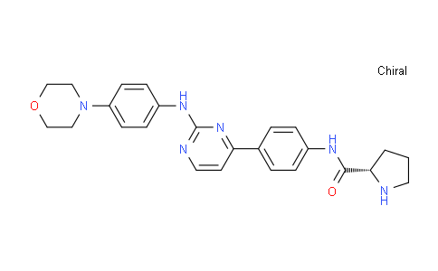 (S)-N-(4-(2-((4-morpholinophenyl)amino)pyrimidin-4-yl)phenyl)pyrrolidine-2-carboxamide