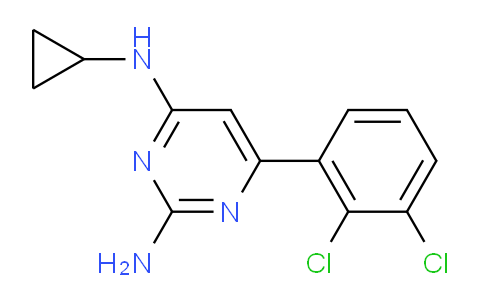 N4-cyclopropyl-6-(2,3-dichlorophenyl)pyrimidine-2,4-diamine
