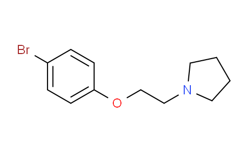 1-(2-(4-bromophenoxy)ethyl)pyrrolidine