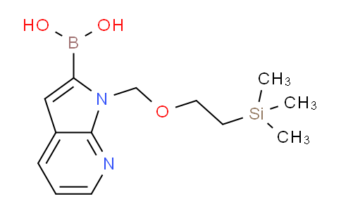 (1-((2-(Trimethylsilyl)ethoxy)methyl)-1H-pyrrolo[2,3-b]pyridin-2-yl)boronic acid