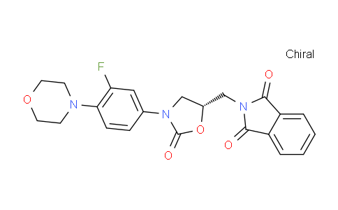 (S)-2-((3-(3-fluoro-4-morpholinophenyl)-2-oxooxazolidin-5-yl)methyl)isoindoline-1,3-dione