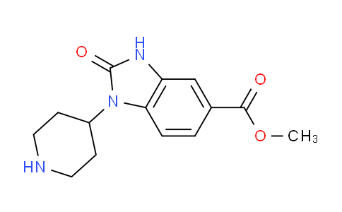 methyl 2-oxo-1-(piperidin-4-yl)-2,3-dihydro-1H-benzo[d]imidazole-5-carboxylate