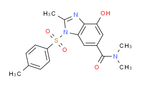 7-hydroxy-N,N,2-triMethyl-3-tosyl-3H-benzo[d]iMidazole-5-carboxaMide