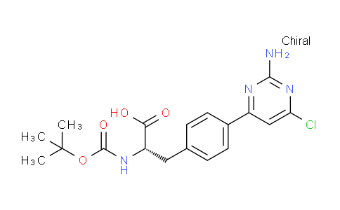 (S)-3-(4-(2-amino-6-chloropyrimidin-4-yl)phenyl)-2-(tert-butoxycarbonylamino)propanoic acid