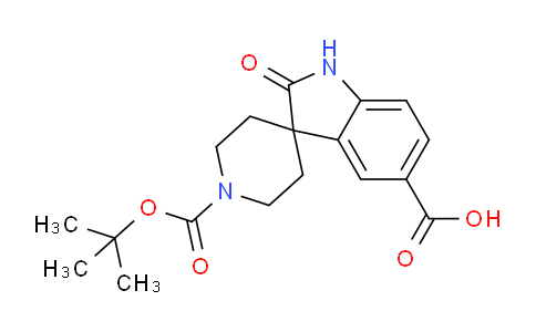 1'-(TERT-BUTOXYCARBONYL)-2-OXOSPIRO[INDOLINE-3,4'-PIPERIDINE]-5-CARBOXYLIC ACID