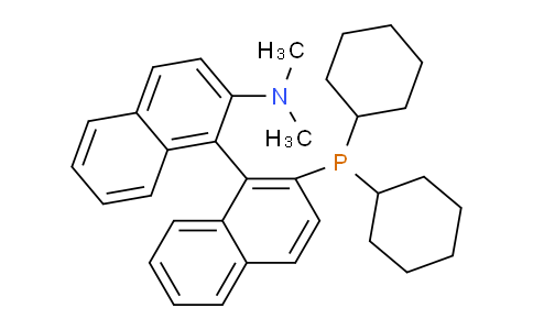 2'-(dicyclohexylphosphino)-N,N-dimethyl-1,1'-binaphthyl-2-amine