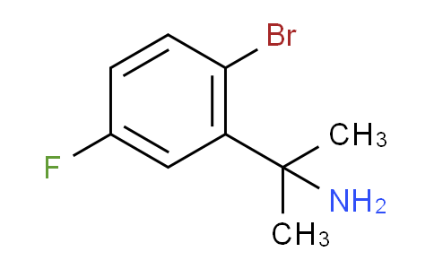 2-(2-bromo-5-fluorophenyl)propan-2-amine