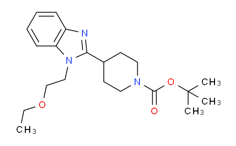 tert-butyl 4-(1-(2-ethoxyethyl)-1H-benzo[d]imidazol-2-yl)piperidine-1-carboxylate